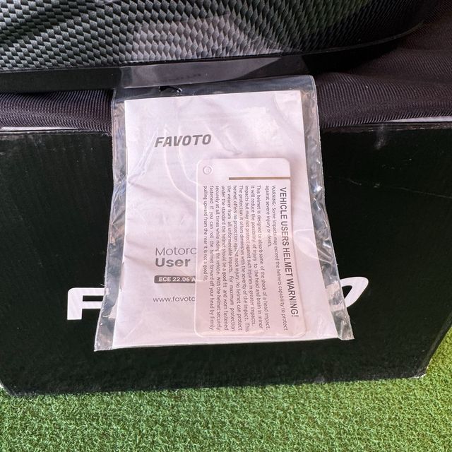 Casco Moto Integral Favoto Fibra Carbono M