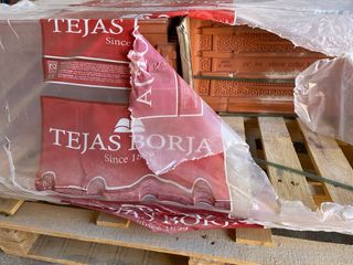 60 Tejas Plana Ibiza Rosa 47.5x28.5 cm