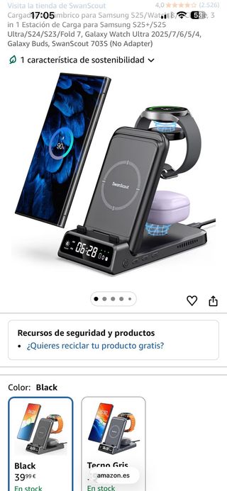 Cargador Inalambrico SwanScout