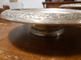 Alzatine vintage argentate