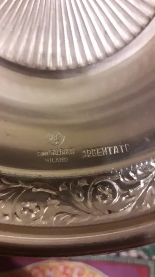 Alzatine vintage argentate