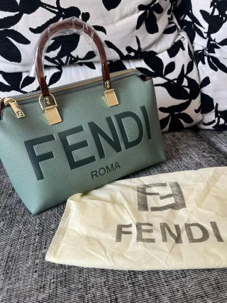 Borsa Fendi Roma Marrone