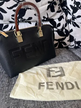 Borsa Fendi Roma Marrone