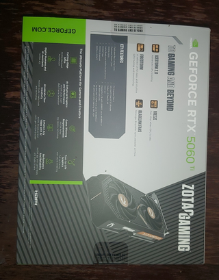 Gráfica Zotac Gaming GeForce RTX 5060 Ti GDDR7