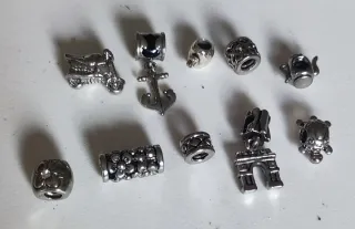 Lote Abalorios Pandora Plata