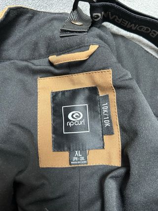 Pantalones de esquí con tirantes marrones