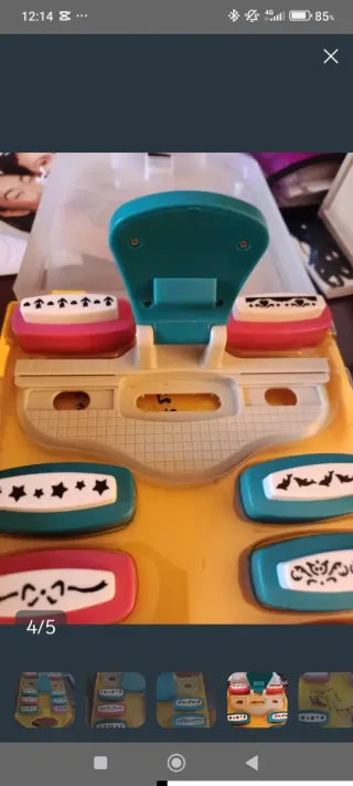 Set de perforadoras con motivos