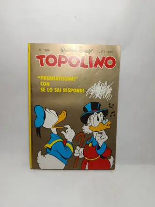 3 fumetti Topolino "SERIE ORO" n. 1567 - 68 - 69