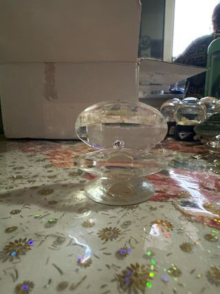 Ostrica in cristallo decorativa