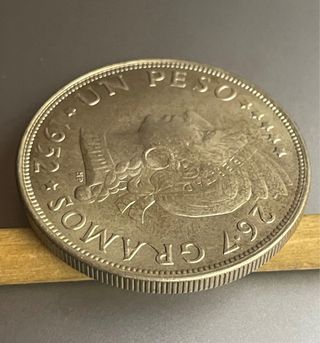 1 Peso 1952 República Dominicana Moneda circulante