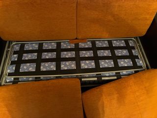 Sofá Cama 2 Plazas Tela Naranja + un sofa de 160