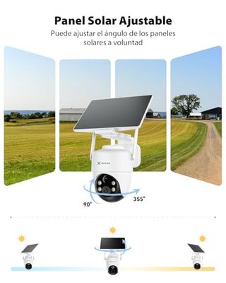 Cámara COCOCAM 4K WiFi Exterior Solar