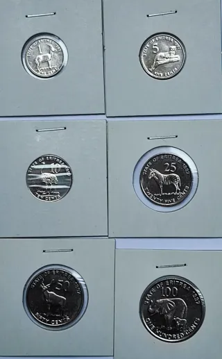 Monedas Eritrea 1991