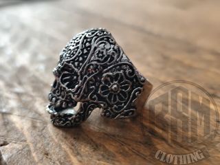 Anello skull mexican