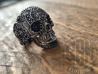 Anello skull mexican