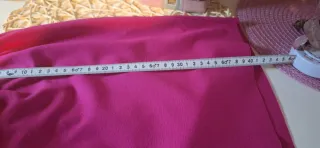 Falda rosa mini con cintura elástica