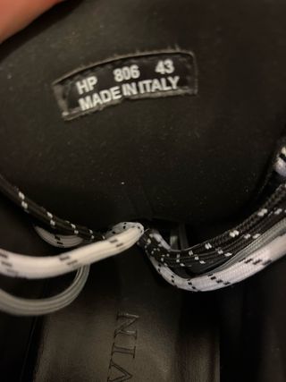 Lanvin Scarpe Curbs Nero Multicolor