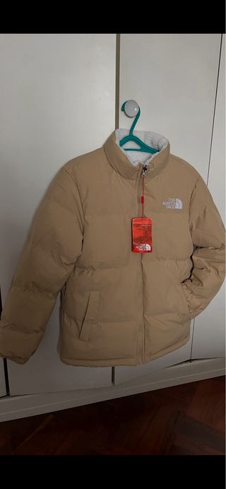Chaqueta The North Face beige chico
