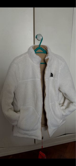 Chaqueta The North Face beige chico