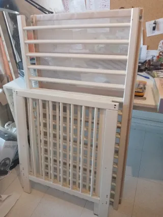 Cuna Bebé Ikea Gulliver Blanca