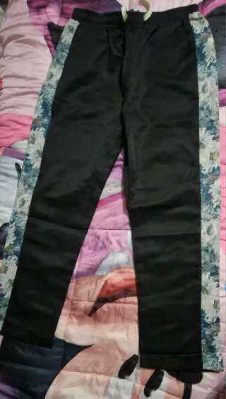 Pantaloni donna fantasia floreale