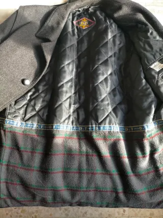 Abrigo de paño gris talla 50 Innsbruck