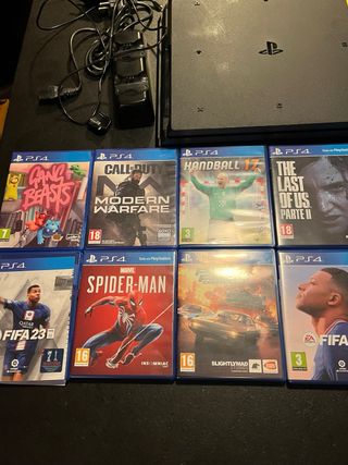 Consola PlayStation 4 Pro + 15 Juegos + 3 mandos