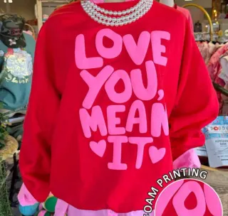 Camiseta Love You, Mean It Tallas 52-54-56