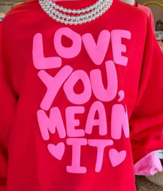 Camiseta Love You, Mean It Tallas 52-54-56
