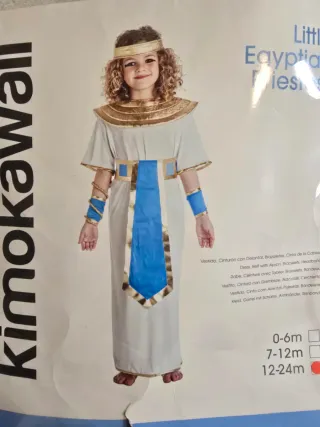 Disfraz Egipcia Niña 1-3 años