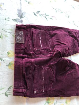 Pantaloni velluto bambina