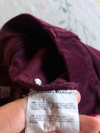 Pantaloni velluto bambina
