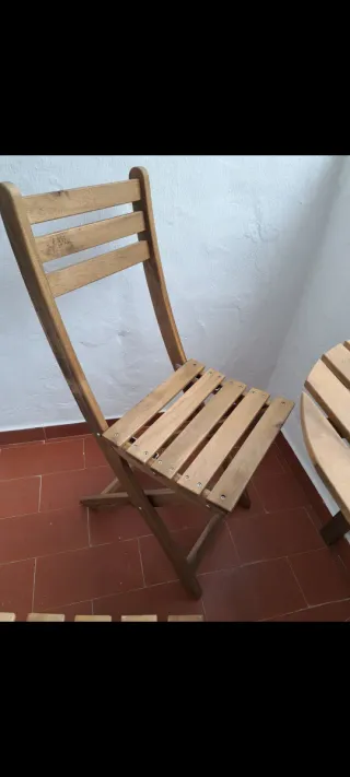 Mesa y 2 Sillas Askholmen Ikea para terraza