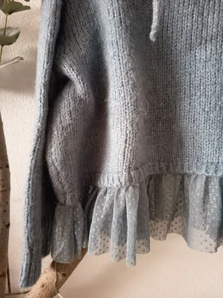 Jersey oversize azul Zara  Talla L