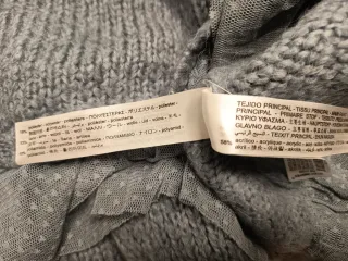 Jersey oversize azul Zara  Talla L