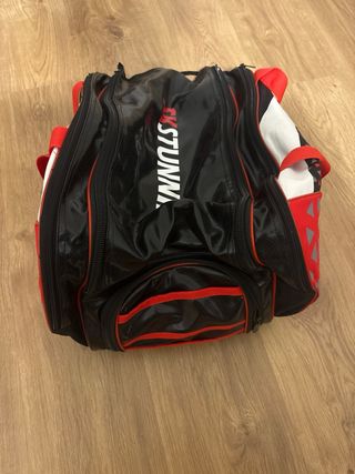 Paletero Mochila Pádel Negro Rojo