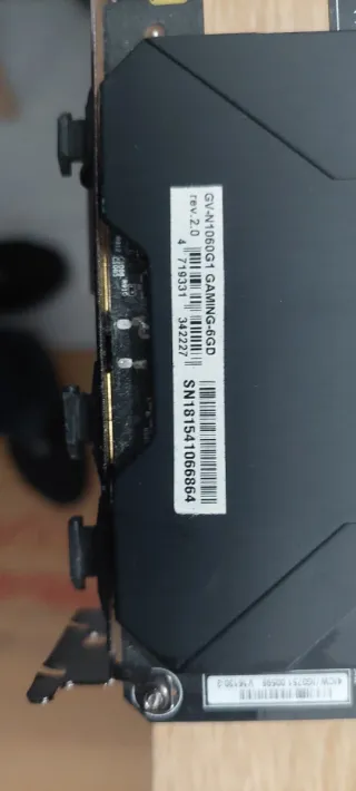 Tarjeta Gráfica Gigabyte GTX 1060 6GB