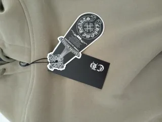 Hoodie Chrome Hearts x CDG Bege