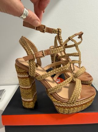 Sandalias de tacón para mujer - Exe ~ Talla 36