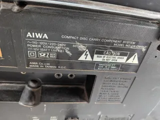 AIWA CA-DW95 Lettore CD Doppia Cassetta Raro