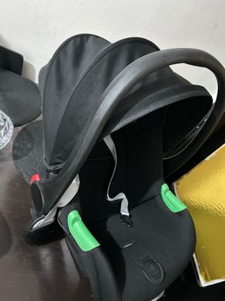 Silla de coche para bebé negra