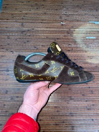 Louis Vuitton ‘Monogram” Leather Low Top