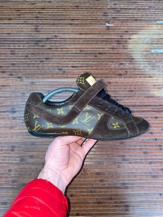 Louis Vuitton ‘Monogram” Leather Low Top