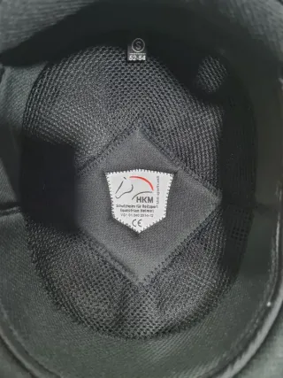 Casco Hípica HKM Negro