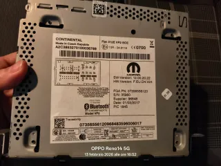 Radio Originale Fiat 500 UConnet 5"