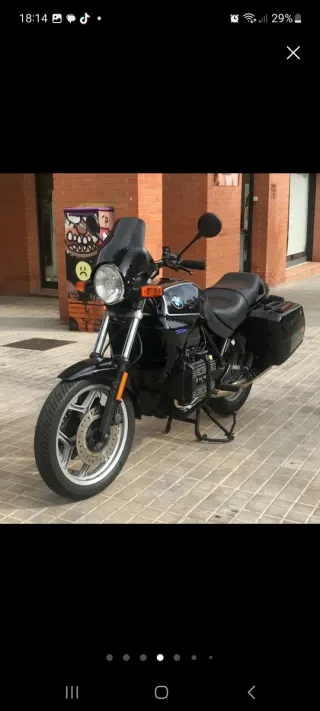 BMW K75 Negra