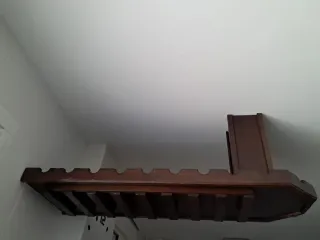 Botellero y copero de madera madera maciza. Largo