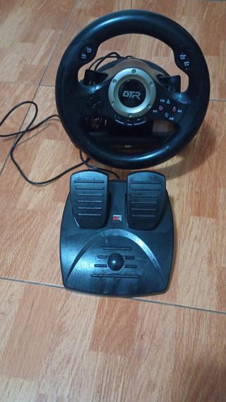 Volante Jinshu GTR Pedales PS4/PS3/Xbox/Switch/PC