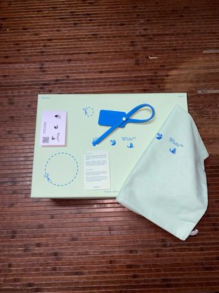 OffWhite Out Of Office “OOO” ‘Blue’ Calf Leather