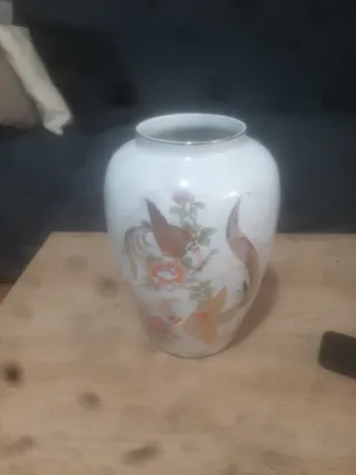 Jarrón chino de porcelana